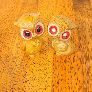 Owl salt and pepper shakers